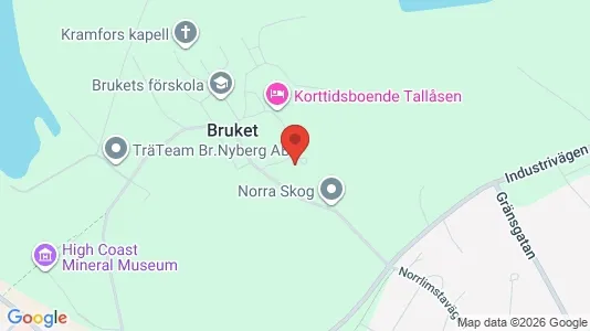 Lägenheter att hyra i Kramfors - kort over placeringen