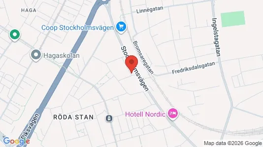 Lägenheter att hyra i Norrköping - kort over placeringen