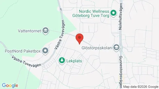 Lägenheter till salu i Lundby - kort over placeringen