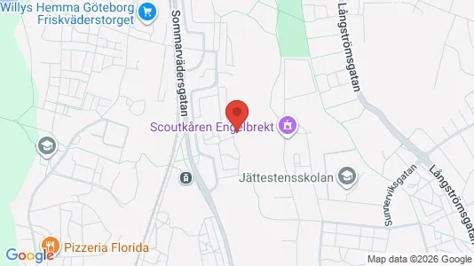 Lägenheter till salu i Västra hisingen - kort over placeringen