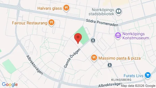 Lägenheter att hyra i Norrköping - kort over placeringen