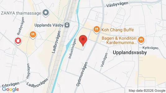 Lägenheter till salu i Upplands Väsby - kort over placeringen