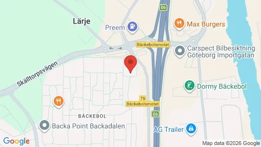 Lägenheter till salu i Norra hisingen - kort over placeringen