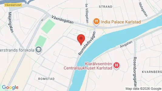 Lägenheter till salu i Karlstad - kort over placeringen