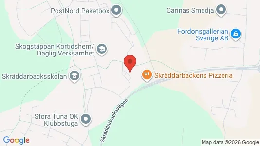 Lägenheter att hyra i Borlänge - kort over placeringen