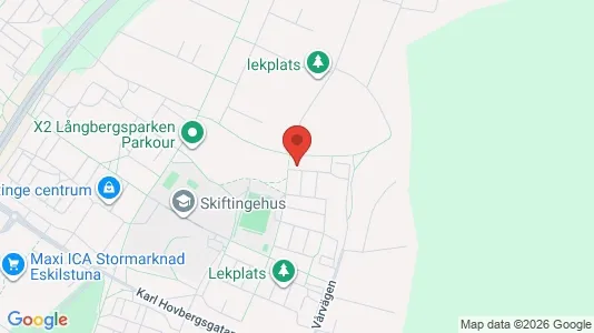 Lägenheter att hyra i Eskilstuna - kort over placeringen