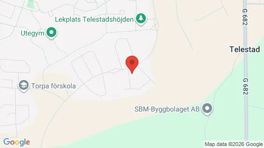 Lägenheter till salu i Växjö - kort over placeringen