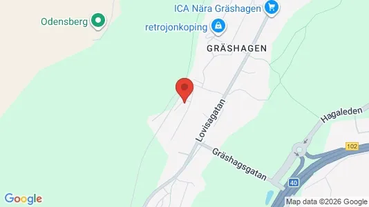 Lägenheter att hyra i Jönköping - kort over placeringen
