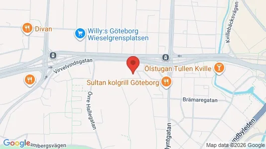 Lägenheter till salu i Lundby - kort over placeringen