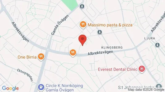Lägenheter att hyra i Norrköping - kort over placeringen