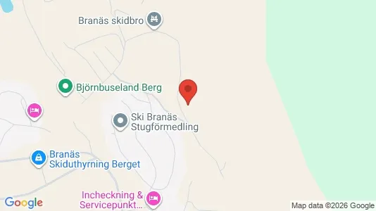 Bostadsrätter till salu i Orsa - kort over placeringen