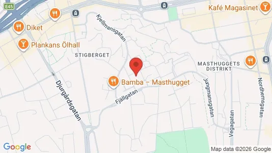 Lägenheter till salu i Göteborg Centrum - kort over placeringen