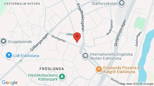 Lägenheter att hyra i Eskilstuna - kort over placeringen