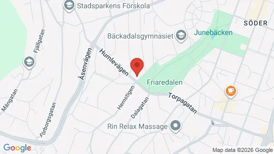 Bostadsrätter till salu i Jönköping - kort over placeringen