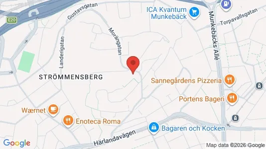 Lägenheter till salu i Örgryte-Härlanda - kort over placeringen
