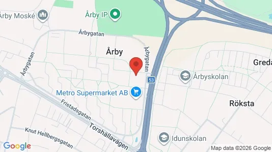 Lägenheter att hyra i Eskilstuna - kort over placeringen