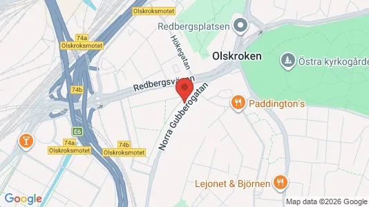 Bostadsrätter till salu i Örgryte-Härlanda - kort over placeringen