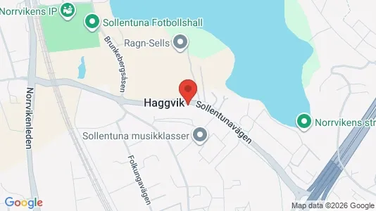 Lägenheter till salu i Sollentuna - kort over placeringen