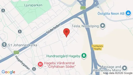 Lägenheter att hyra i Norrköping - kort over placeringen