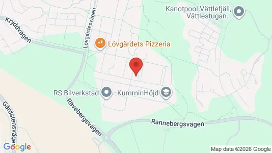 Lägenheter att hyra i Angered - kort over placeringen