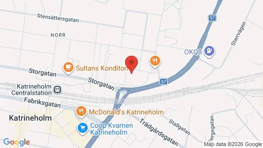 Lägenheter att hyra i Katrineholm - Bild från Google Street View
