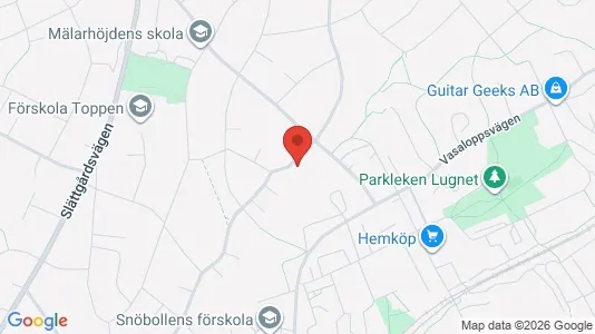 Lägenheter till salu i Söderort - kort over placeringen