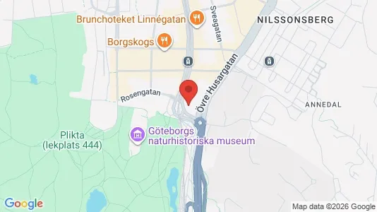 Lägenheter till salu i Göteborg Centrum - kort over placeringen