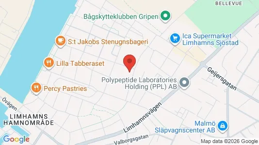 Lägenheter till salu i Limhamn/Bunkeflo - kort over placeringen
