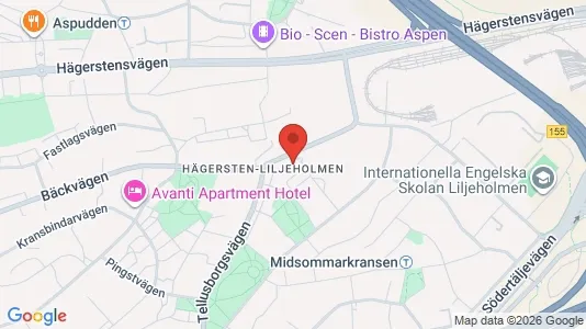 Lägenheter till salu i Söderort - kort over placeringen