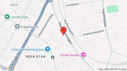 Lägenheter att hyra i Norrköping - kort over placeringen