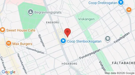 Lägenheter till salu i Helsingborg - kort over placeringen