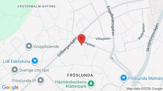 Lägenheter att hyra i Eskilstuna - kort over placeringen