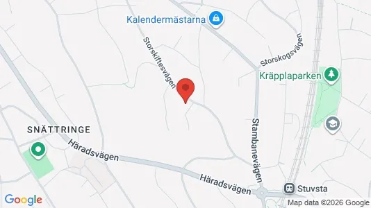 Lägenheter till salu i Huddinge - kort over placeringen