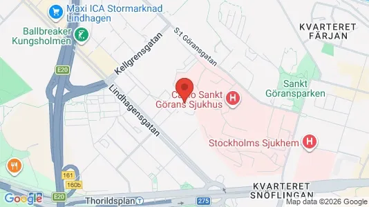 Lägenheter till salu i Kungsholmen - kort over placeringen