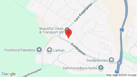 Bostadsrätter till salu i Borås - kort over placeringen