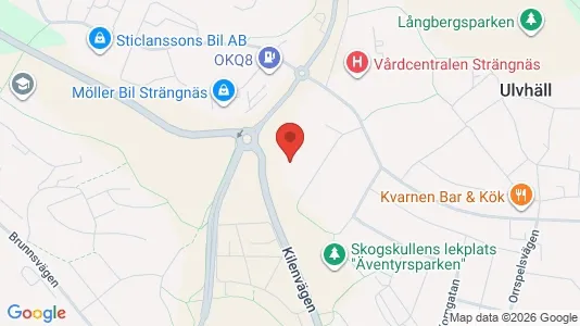 Lägenheter att hyra i Strängnäs - kort over placeringen