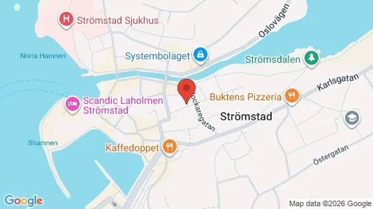 Bostadsrätter till salu i Strömstad - kort over placeringen