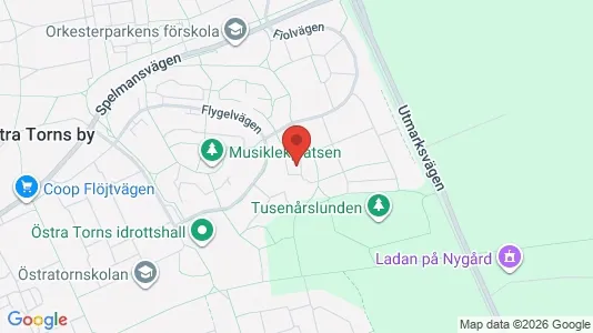 Lägenheter till salu i Lund - kort over placeringen