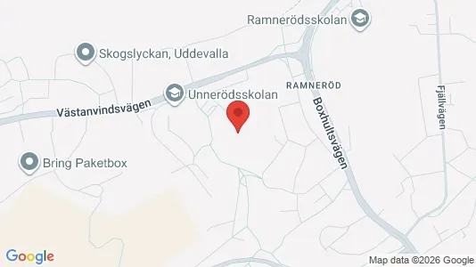 Bostadsrätter till salu i Uddevalla - kort over placeringen