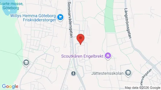 Lägenheter till salu i Västra hisingen - kort over placeringen