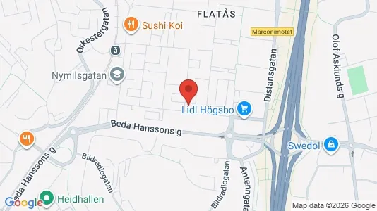 Lägenheter till salu i Askim-Frölunda-Högsbo - kort over placeringen
