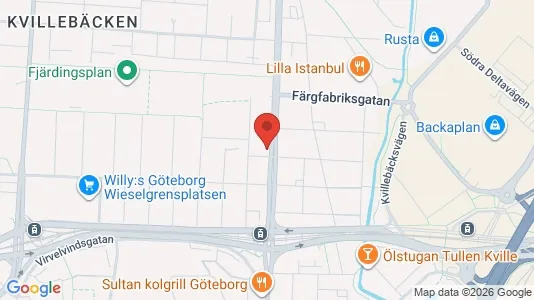 Lägenheter till salu i Göteborg Centrum - kort over placeringen