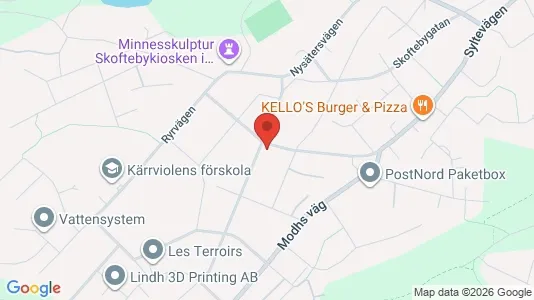 Lägenheter till salu i Trollhättan - kort over placeringen