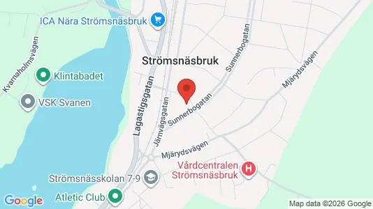 Lägenheter att hyra i Markaryd - kort over placeringen