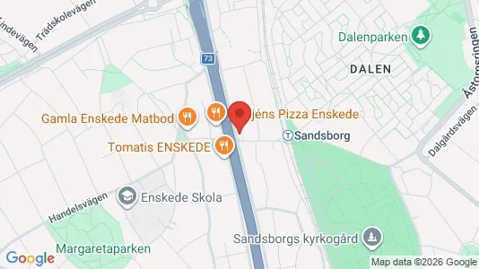 Lägenheter till salu i Söderort - kort over placeringen