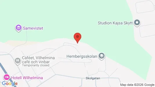 Lägenheter att hyra i Vilhelmina - kort over placeringen