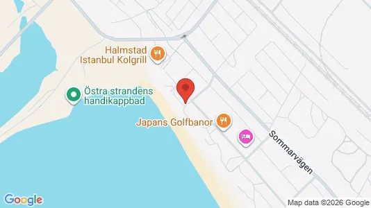 Lägenheter till salu i Halmstad - kort over placeringen