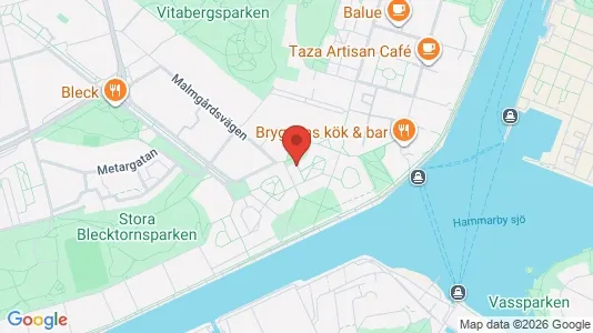 Lägenheter till salu i Södermalm - kort over placeringen