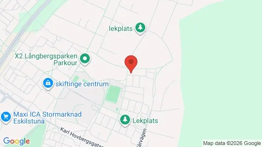Lägenheter att hyra i Eskilstuna - kort over placeringen