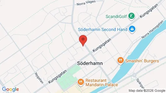 Bostadsrätter till salu i Söderhamn - kort over placeringen
